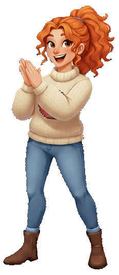 Clapping animation for a generated character